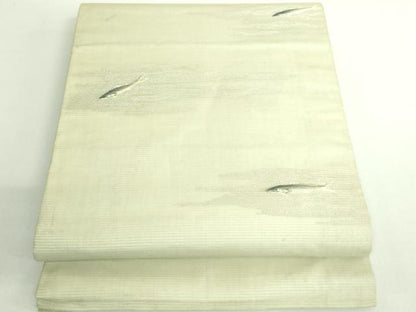 平和屋着物●極上　アンティーク　大正ロマン　丸帯　引き抜き帯　鮎　逸品　DZAB2056kh6