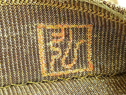 平和屋着物●極上 桝屋高尾 ねん金綴錦 全通柄袋帯 名物聚文青海 金銀糸 逸品 DZAB2074kh6