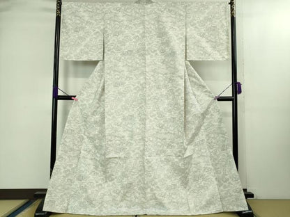 平和屋着物●極上　本場大島紬　白大島　7マルキ　平安人物風景　逸品　未使用　DZAB2122kh6