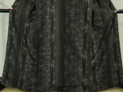 平和屋着物●極上　本場大島紬　9マルキ　笹竹間道　やまと誂製　逸品　未使用　DZAB2123kh6