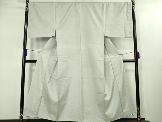 平和屋本店●極上　男性　本場大島紬　白大島　100亀甲　総詰め　逸品　DZAB2129kh6