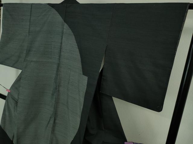 平和屋着物●極上　紅花紬　米沢　新田秀次　訪問着　逸品　未使用　DZAB2133kh6