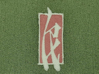 平和屋本店●極上　本加賀友禅作家　鬼島武司　訪問着　花唐草文　柳染色地　逸品　DZAB2136kh6