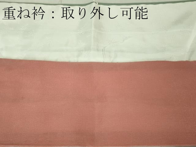 平和屋着物●極上　十日町友禅作家　関口遼一　訪問着　手描き　童子遊び　錆青磁色地　暈し染め　逸品　DZAB2137kh6