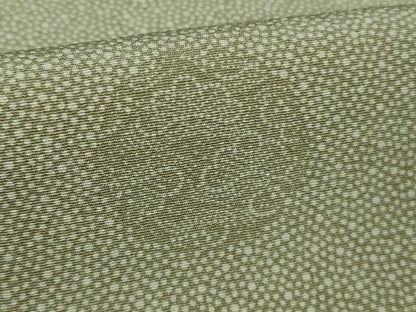 平和屋着物●極上　江戸小紋　行儀　雪輪花文　柳鼠色×白　逸品　未使用　DZAB2146kh6