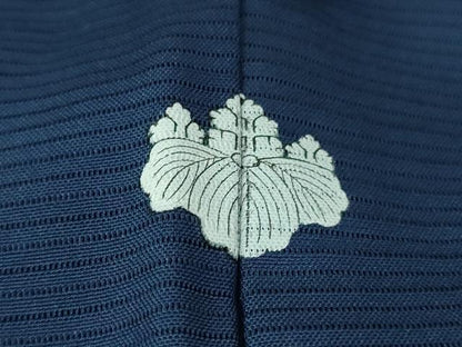 平和屋着物＊極上 夏物 色無地 絽 紺色 逸品 未使用 DZAB2149kh6