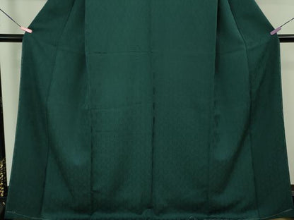 平和屋着物●極上　色無地　立涌地紋　高麗納戸色　逸品　未使用　DZAB2154kh6