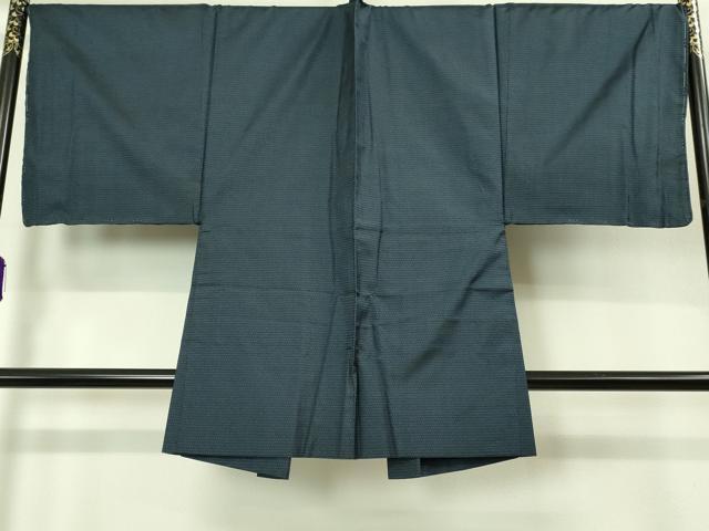平和屋着物□極上 男性 本場大島紬 アンサンブル 長羽織 100亀甲 総詰め 羽