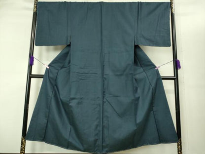平和屋着物■極上　男性　紬　アンサンブル　長羽織　亀甲柄　羽裏・鷹　逸品　未使用　DZAB2158kh6
