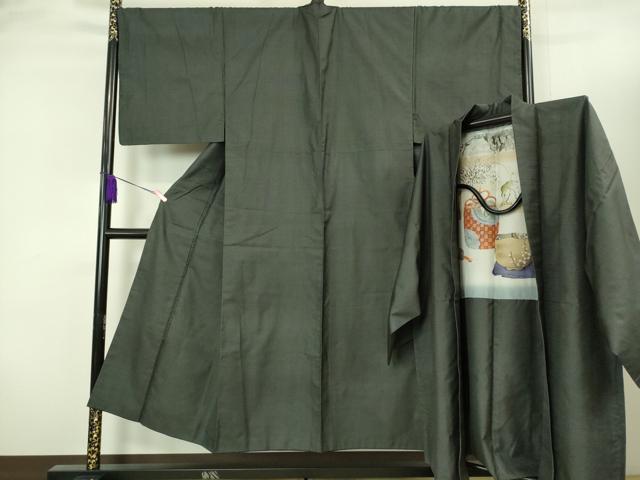 平和屋着物□極上 男性 本場大島紬 アンサンブル キングサイズ 100亀甲
