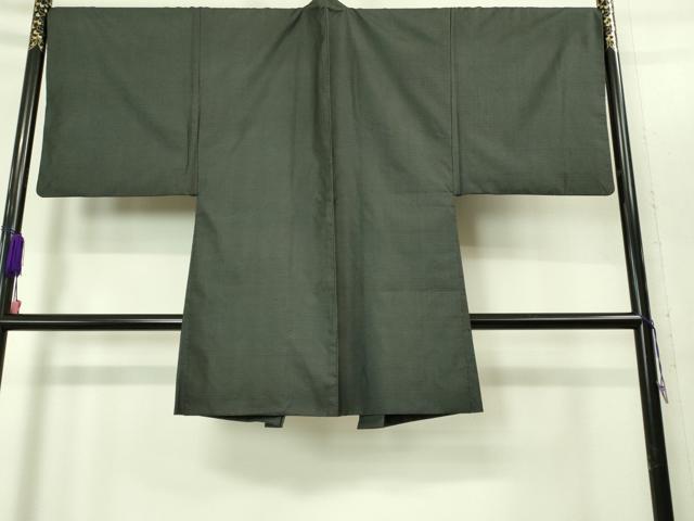 平和屋着物■極上　男性　本場大島紬　アンサンブル　キングサイズ　100亀甲　総詰め　長羽織　羽裏・鳥獣戯画　逸品　DZAB2159kh6