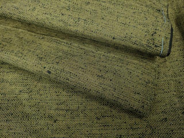 平和屋着物●極上　男性　紬　アンサンブル　国防色　逸品　未使用　DZAB2161kh6