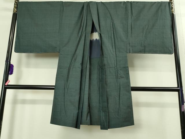 平和屋着物■極上　男性　本場大島紬　アンサンブル　キングサイズ　100亀甲　総詰め　長羽織　逸品　未使用　DZAB2167kh6
