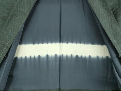 平和屋着物■極上　男性　本場大島紬　アンサンブル　キングサイズ　100亀甲　総詰め　長羽織　逸品　未使用　DZAB2167kh6