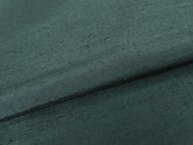 平和屋着物■極上　男性　紬　アンサンブル　長羽織　濃い鉄御納戸色　逸品　DZAB2170kh6