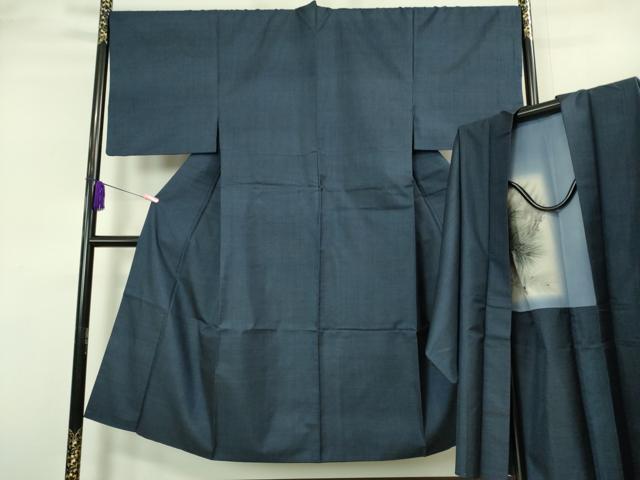 平和屋着物■極上　男性　本場大島紬　アンサンブル　長羽織　100亀甲　総詰め　逸品　DZAB2173kh6