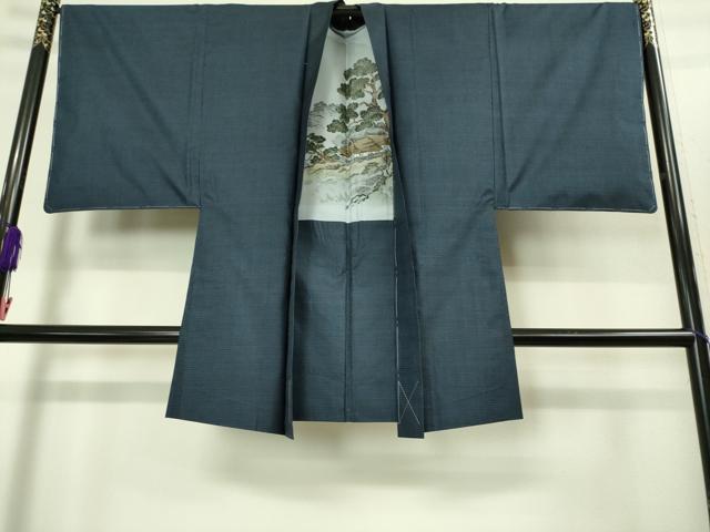 平和屋着物■極上　男性　本場大島紬　アンサンブル　長羽織　100亀甲　総詰め　中村ミサヨ作　証紙付き　逸品　未使用　DZAB2174kh6