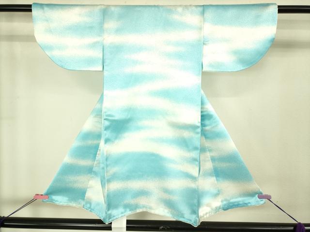 平和屋本店[]極上　七五三　男の子　祝着・被布セット　霞文　暈し染め　被布・鷹　洗える着物　逸品　新品　DZAB2176kh6
