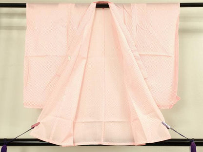 平和屋本店[]極上　七五三　女の子　3歳　祝着・襦袢セット　御所車花文　暈し染め　金彩　洗える着物　逸品　新品　DZAB2180kh6