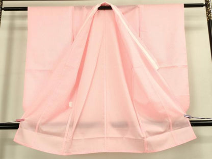 平和屋本店[]極上　七五三　女の子　7歳　祝着・襦袢セット　宝尽くし　花鈴　暈し染め　金彩　逸品　新品　DZAB2187kh6