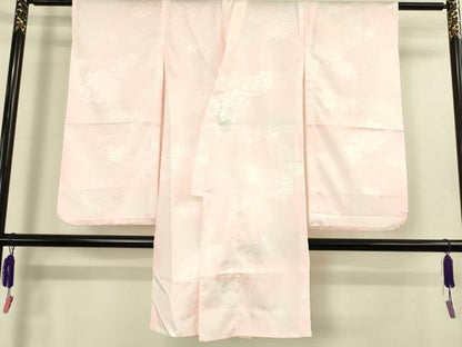 平和屋本店[]極上　七五三　女の子　7歳　祝着・襦袢セット　駒刺繍　絞り　花毬文　黒地　金彩　逸品　新品　DZAB2188kh6