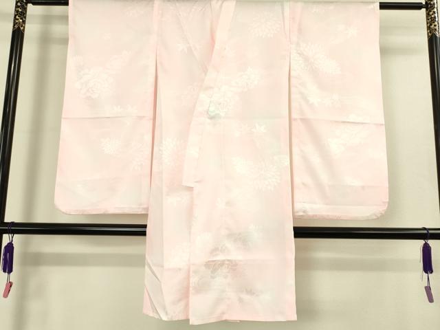 平和屋本店[]極上　七五三　女の子　7歳　祝着・襦袢セット　駒刺繍　絞り　花毬文　黒地　金彩　逸品　新品　DZAB2188kh6
