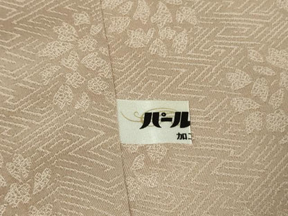 平和屋本店●極上　皇室献上作家　藤井寛　訪問着　駒刺繍　雲重ね　灰桜色地　金彩　逸品　DZAB2197kh6