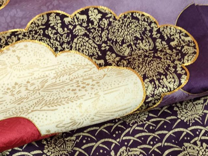 平和屋本店●極上　皇室献上作家　藤井寛　訪問着　駒刺繍　雲重ね　金彩　三越扱い　ロング丈　逸品　未使用　DZAB2198kh6