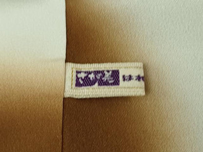 平和屋本店●極上 金彩友禅 卓越技能者・名工・和田光正 訪問着 光正高蒔絵 鳳凰唐草 海松茶色地 暈し染め 金彩 ロング丈 逸品 DZAB2203kh6