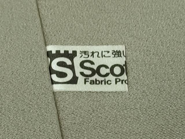 平和屋本店●極上　加賀友禅の巨匠　初代　由水十久　訪問着　女人　ドウダンツツジ　茶鼠色地　逸品　DZAB2210kh6