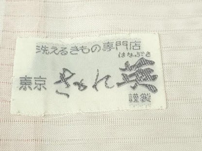 平和屋本店＊極上 夏物 洗える最高級着物 ＜英＞はなぶさ謹製 訪問着 作家物 手描き 桔梗 逸品 未使用 DZAB2219kh6
