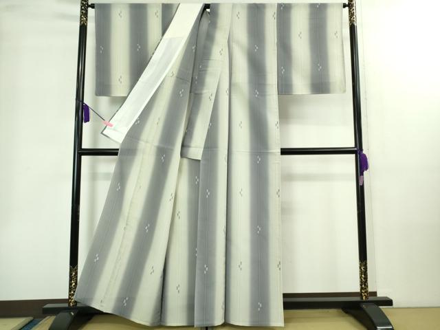 平和屋着物＊極上 夏物 明石ちぢみ 大島又治作 証紙付き 逸品 未使用 DZAB2225kh6