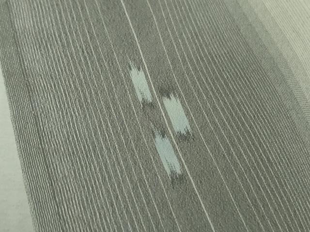 平和屋着物＊極上 夏物 明石ちぢみ 大島又治作 証紙付き 逸品 未