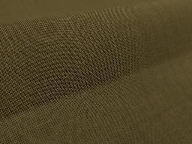 平和屋本店＊希少　夏物　男性　本場黄八丈　夏黄八　紗紬　キングサイズ　伝統工芸士　西條吉広　海松茶色　証紙付き　逸品　DZAB2239kh6