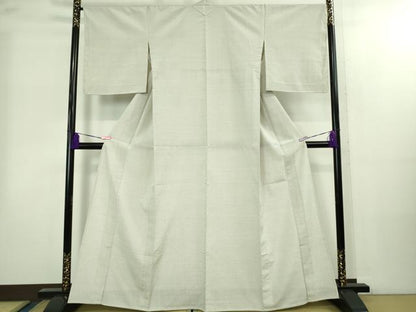平和屋着物▽極上　本塩沢　単衣　蚊絣　松坂屋扱い　逸品　DZAB2247kh6