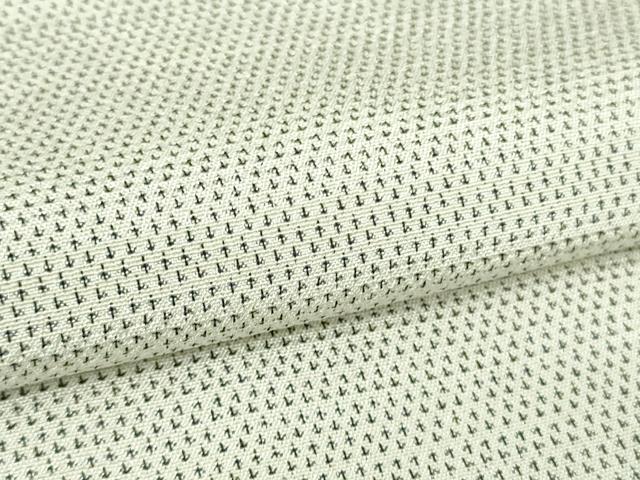 平和屋着物▽極上　本塩沢　単衣　蚊絣　松坂屋扱い　逸品　DZAB2247kh6