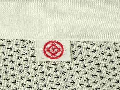 平和屋着物▽極上　本塩沢　単衣　蚊絣　松坂屋扱い　逸品　DZAB2247kh6