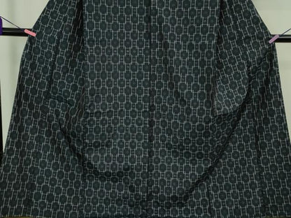 平和屋着物●極上　本場琉球絣　手おり　中村孫吉作　濃藍色地　証紙付き　逸品　未使用　DZAB2250kh6