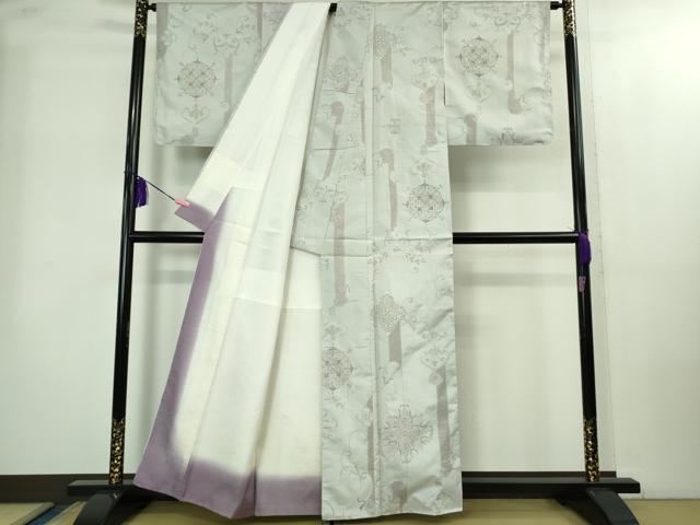 平和屋本店●極上　中国三大刺繍　スワトウ刺繍　汕頭刺繍　本場大島紬　正倉院花文　逸品　未使用　DZAB2259kh6