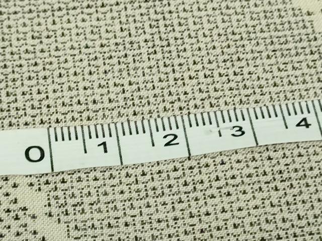 平和屋本店●極上　綿薩摩　東郷織物謹製　手織　160亀甲　斜線文　逸品　DZAB2261kh6