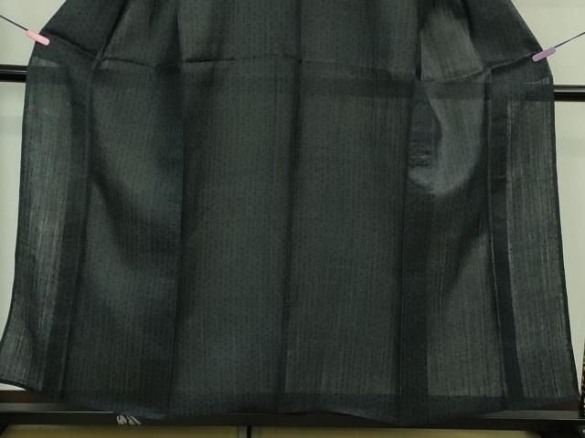 平和屋本店＊極上　夏物　重要無形文化財　本場宮古上布　苧麻　濃藍色　逸品　DZAB2277kh6
