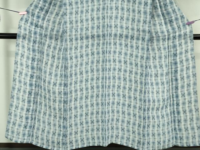 平和屋本店＊最高級　夏物　重要無形文化財　越後上布　日本工芸会正会員　伝統工芸士　鈴木苧紡庵 　証紙付き　逸品　DZAB2279kh6