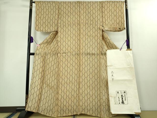 平和屋本店＊希少　夏物　芭蕉布　手積み芭蕉糸100％　銀座　志ま亀　たとう紙付き　逸品　未使用　DZAB2282kh6
