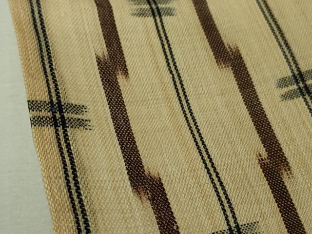 平和屋本店＊希少　夏物　芭蕉布　手積み芭蕉糸100％　銀座　志ま亀　たとう紙付き　逸品　未使用　DZAB2282kh6