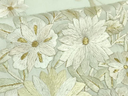 平和屋本店●極上　訪問着　総手刺繍　枝花文　暈し染め　金糸　逸品　DZAB2300kh6