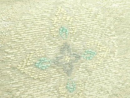 平和屋着物●極上　九寸名古屋帯　花菱文　金糸　逸品　未使用　DZAB2309kh6