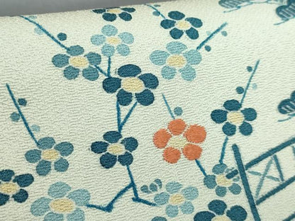 平和屋本店●極上　人間国宝　五代　田畑喜八　太鼓柄袋帯　駒刺繍　松竹梅　風景文　金糸　逸品　DZAB2319kh6