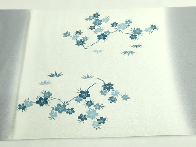 平和屋本店●極上　人間国宝　五代　田畑喜八　太鼓柄袋帯　駒刺繍　松竹梅　風景文　金糸　逸品　DZAB2319kh6 平和屋本店○極上 人間国宝 五代 田畑喜八 太鼓柄袋帯 駒刺繍 松竹梅