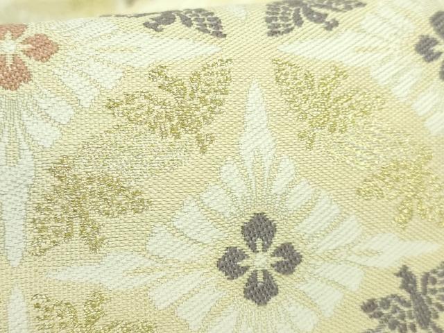 平和屋着物●極上　九寸名古屋帯　鳥襷　金糸　逸品　DZAB2332kh6 平和屋着物○極上 九寸名古屋帯 鳥襷 金糸 逸品 DZAB2332kh6
