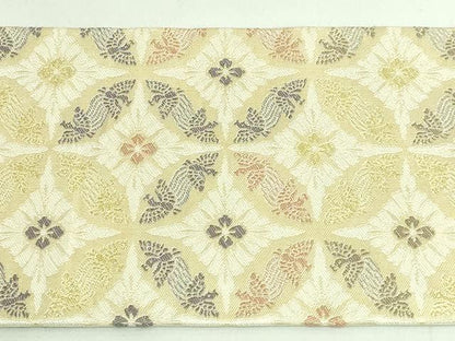 平和屋着物●極上　九寸名古屋帯　鳥襷　金糸　逸品　DZAB2332kh6